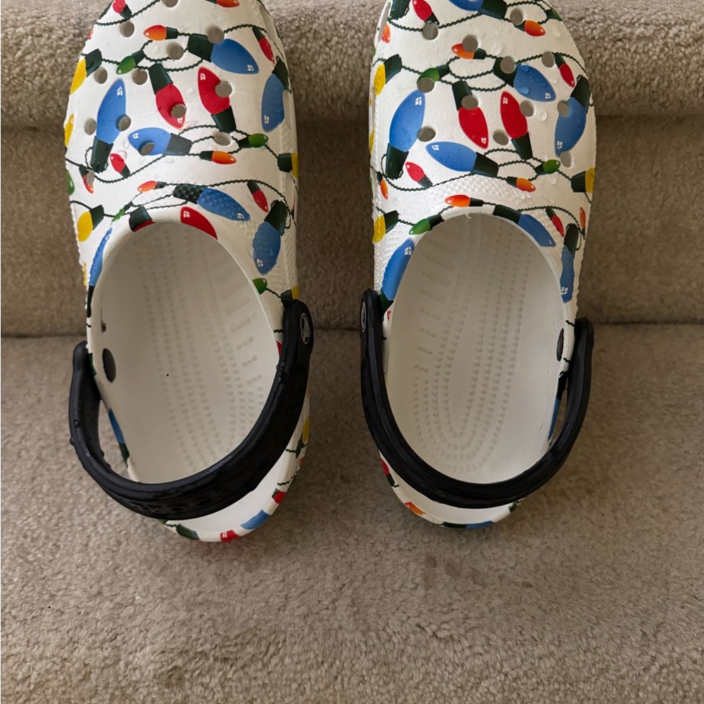 CROCS Kids Water Shoes with Festive Lights Design